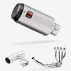Lextek Matt Stainless Steel CP1 150mm Exhaust System for Kawasaki Z900 RS (17-24)