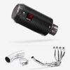 Lextek Carbon Fibre CP8C 150mm Exhaust System for Kawasaki Z900 RS (17-24)