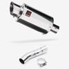 Lextek Stainless Steel YP4 Stubby Exhaust 200mm with Link Pipe