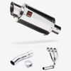 Lextek Stainless Steel YP4 Stubby Exhaust System 200mm for Triumph Street Triple 675 (13-16)