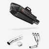 Lextek Carbon Fibre XP13C Exhaust System 210mm for Triumph Street Triple 675 (13-17)