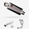 Lextek Dark Tint Stainless Steel OP16 Full Exhaust System 250mm