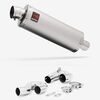 Lextek Stainless Steel OP1 Matt Exhaust 350mm with Link Pipe for Honda CBR1000RR Fireblade (14-16)