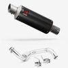 Lextek Carbon Fibre GP8C 240mm Exhaust System for BMW G310 R / GS (16-24)