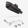 Lextek Carbon Fibre XP13C Exhaust System 210mm for BMW G310 R / GS (16-24)