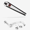 Lextek Polished Stainless Steel AC1 350mm Exhaust System for BMW G310 R / GS (16-24)