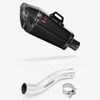 Lextek Carbon Fibre XP8C 210mm Exhaust with Link Pipe for Suzuki GSX 250 R (17-18)