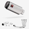 Lextek Matt Stainless Steel CP1 150mm Exhaust System for Suzuki GSX-S 1000 F (15-20)