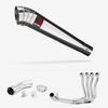 Lextek Stainless Steel MP4 Megaphone Exhaust 300mm with Link Pipe for Suzuki GSX-S 1000 F (15-20)
