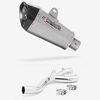 Lextek Stainless Steel XP10 Matt Exhaust 210mm with Link Pipe for Yamaha MT-10 (16-)