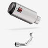 Lextek Matt Stainless Steel CP1 150mm Exhaust System for Lexmoto Milano 125
