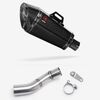Lextek Carbon Fibre XP8C Exhaust 210mm with Link Pipe for Triumph Street Triple 765 (17-23)