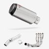 Lextek Stainless Steel CP1 Matt Carbon Tip Exhaust System 150mm for Yamaha FZ1 (06-15)
