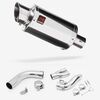 Lextek Stainless Steel YP4 Stubby Exhaust 200mm with Link Pipe for Honda CB1000R (08-17)