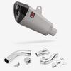 Lextek Matt Stainless Steel XP10 210mm Exhaust with Link Pipe for Honda CB1000R (08-17)