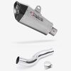 Lextek Stainless Steel XP10 Matt Exhaust 210mm with Link Pipe for Honda CB300R (18-20)