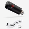 Lextek Carbon Fibre CP9C Exhaust 180mm with Link Pipe for Honda CB300R (18-20)