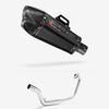 Lextek Carbon Fibre XP13C Exhaust System 210mm for Honda CB125 R (18-20)