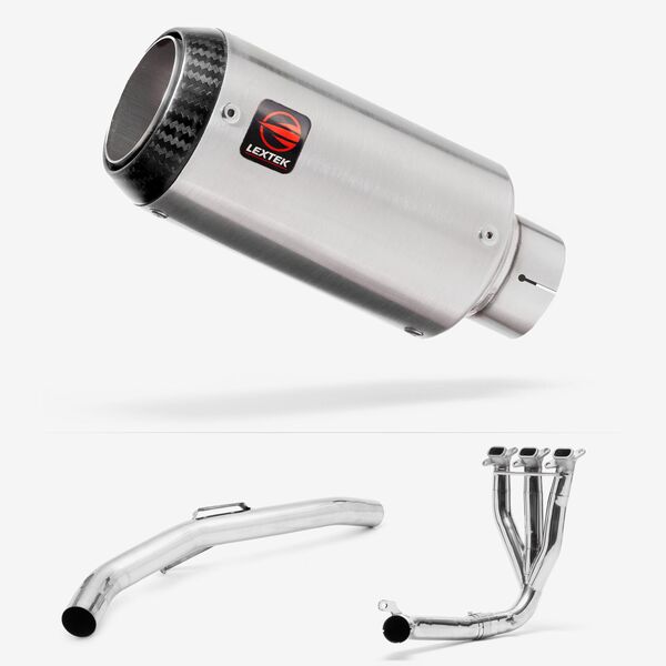 Lextek Matt Stainless Steel CP1 150mm Exhaust System for Triumph Explorer 1200 (12-21)