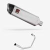 Lextek Matt Stainless Steel VP1 300mm Exhaust System for Lexmoto Venom / Viper 125