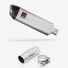 Lextek Stainless Steel VP1 Matt Exhaust 300mm with Link Pipe for Honda CRF1000 Africa Twin (16-19)