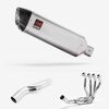 Lextek Matt Stainless Steel VP1 300mm Exhaust System for Kawasaki Versys 1000 (12-18)