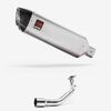 Lextek Stainless Steel VP1 Matt Exhaust System 300mm for Lexmoto Milano 125