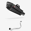 Lextek Carbon Fibre XP13C Exhaust System 210mm for Honda PCX 125 (18-19)