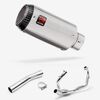 Lextek Matt Stainless Steel CP1 150mm Exhaust System for Suzuki SV650 (03-15)
