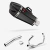 Lextek Carbon Fibre XP13C 210mm Exhaust System for Suzuki SV650 (03-15)