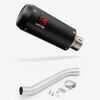 Lextek Carbon Fibre CP9C Exhaust 180mm with Link Pipes for Aprilia RSV 4 (09-14) Tuono (11-16)