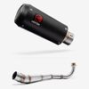 Lextek Carbon Fibre CP9C Exhaust System 180mm Low Level for Honda MSX Grom 125 (13-16)