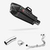 Lextek Carbon Fibre XP13C Exhaust System 210mm for Kawasaki Ninja 400 & Z400 (18-24)
