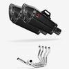 Lextek Carbon Fibre XP8C Exhaust System 210mm for Honda CBR1100XX Blackbird (97-08)