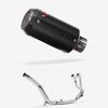 Lextek Carbon Fibre CP8C Exhaust System 150mm for Honda CRF1000 Africa Twin (16-19)