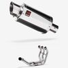 Lextek Stainless Steel YP4 Stubby Exhaust System 200mm Low Level for Yamaha MT-09 Tracer (14-20)
