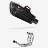 Lextek Carbon Fibre XP8C Exhaust System 210mm Low Level for Yamaha MT-09 Tracer (14-20)