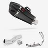Lextek Carbon Fibre XP13C 210mm Exhaust System for Honda CB500F, CBR500R (13-15) & CB500X (13-16)