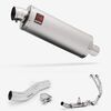 Lextek Stainless Steel OP1 Matt Exhaust System 350mm
