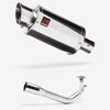 Lextek Stainless Steel YP4 Stubby Exhaust System 200mm for Lexmoto Titan 125