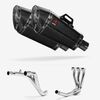 Lextek Carbon Fibre XP8C 210mm Exhaust System for Triumph Speed Triple 1050 (16-18)