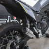 Lextek Matt Stainless Steel CP1 150mm Exhaust with Link Pipe for Yamaha Tenere 700 (19-23)