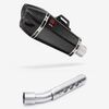 Lextek Carbon Fibre XP13C 210mm Exhaust with Link Pipe for Yamaha Tenere 700 (19-23)