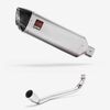 Lextek Stainless Steel VP1 Matt Exhaust System 300mm for Lexmoto Riot 125