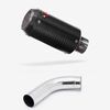 Lextek Carbon Fibre CP8C Exhaust 150mm with Link Pipe
