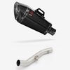 Lextek Carbon Fibre XP8C 210mm Exhaust with High Level Link Pipe for Yamaha YZF R6 (17-22)