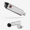 Lextek Stainless Steel VP1 Matt Exhaust 300mm with Link Pipe for Suzuki DL1050 V-Strom (20- )
