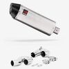 Lextek Brushed Stainless Steel RP2 300mm Exhaust with Link Pipe