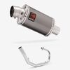 Lextek Smoked Stainless Steel OP15 200mm Exhaust System for Lexmoto LXR 125