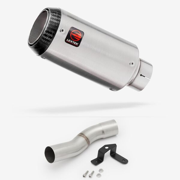 Lextek Matt Stainless Steel CP1 150mm Exhaust with Low Level Link Pipe